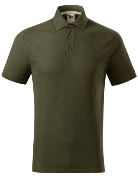 Polokošeľa pánska Prime (GOTS) 234 military