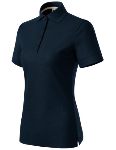 Polokošeľa dámska Prime (GOTS) 235 tmavomodrá