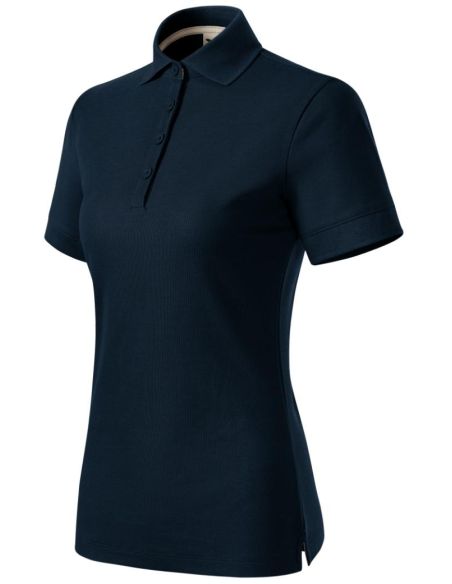 Polokošeľa dámska Prime (GOTS) 235 tmavomodrá