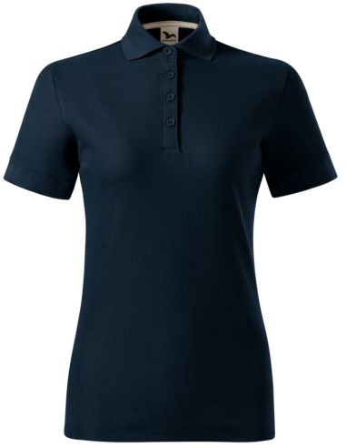 Polokošeľa dámska Prime (GOTS) 235 tmavomodrá