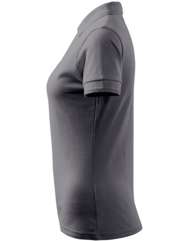 Polokošeľa dámska Pique Polo 210 oceľovo sivá