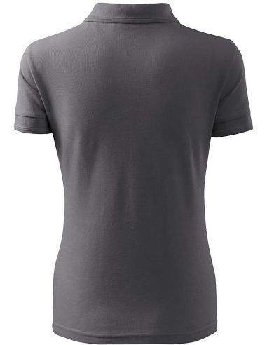 Polokošeľa dámska Pique Polo 210 oceľovo sivá