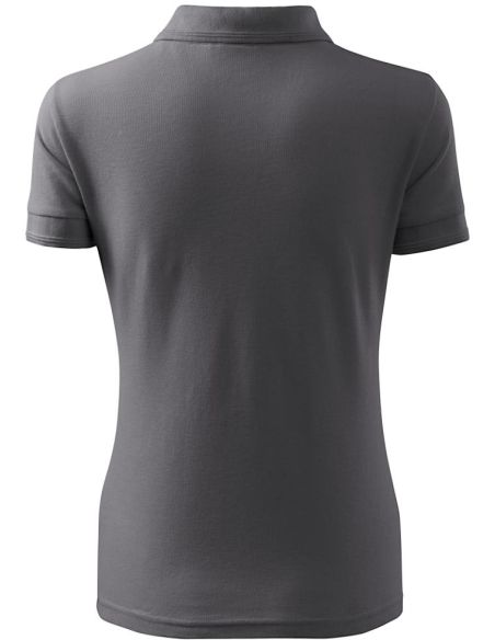 Polokošeľa dámska Pique Polo 210 oceľovo sivá