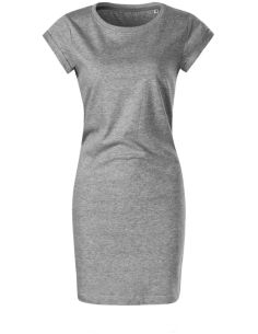 Šaty dámske Freedom 178 tmavosivý melír 2