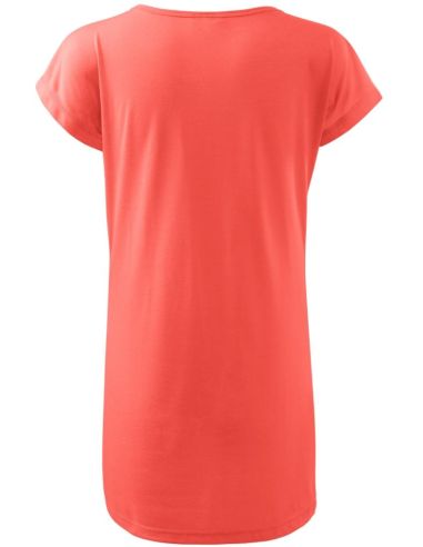 Tričko/šaty dámske Love 123 korálová