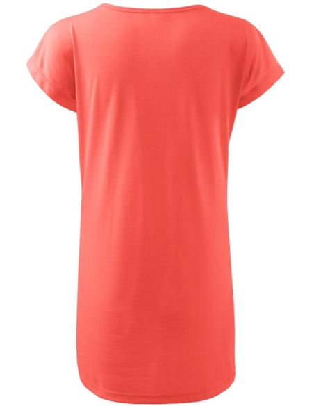 Tričko/šaty dámske Love 123 korálová