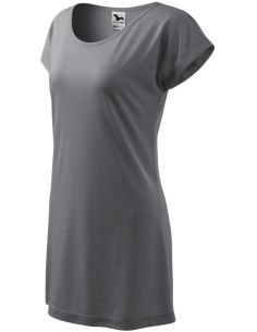 Tričko/šaty dámske Love 123 oceľovo sivá