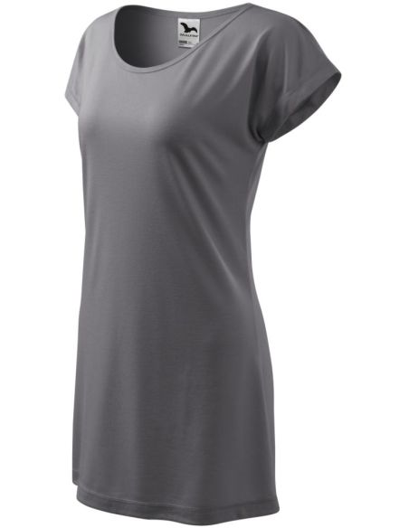 Tričko/šaty dámske Love 123 oceľovo sivá