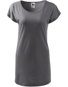 Tričko/šaty dámske Love 123 oceľovo sivá 2