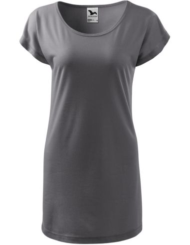 Tričko/šaty dámske Love 123 oceľovo sivá