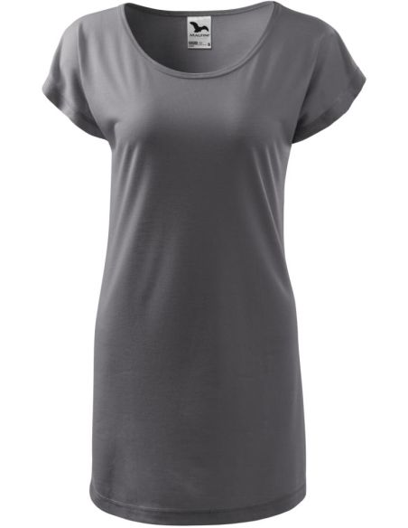 Tričko/šaty dámske Love 123 oceľovo sivá