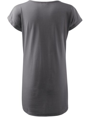 Tričko/šaty dámske Love 123 oceľovo sivá