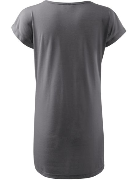 Tričko/šaty dámske Love 123 oceľovo sivá