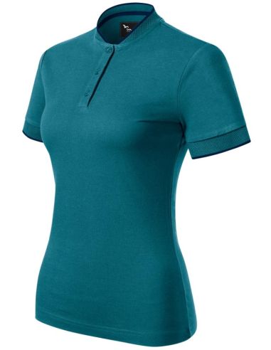 Polokošeľa dámska Diamond 274 petrol blue