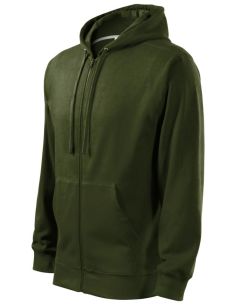 Mikina pánska Trendy Zipper 410 military