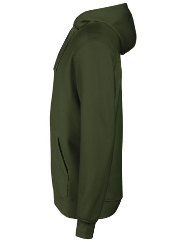 Mikina pánska Trendy Zipper 410 military