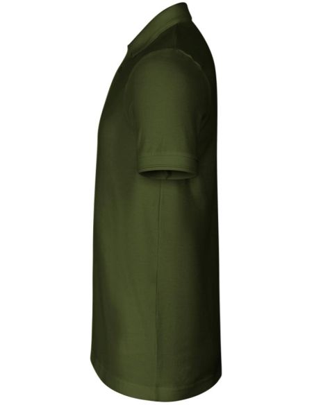 Polokošeľa pánska Pique Polo Free F03 military