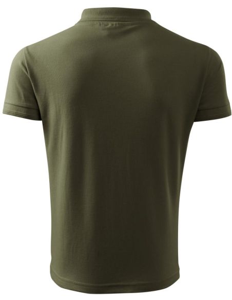 Polokošeľa pánska Pique Polo Free F03 military