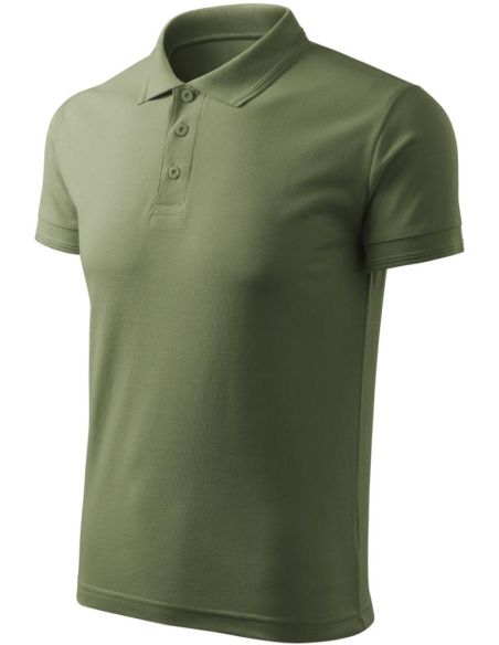 Polokošeľa pánska Pique Polo Free F03 khaki