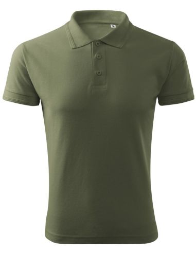 Polokošeľa pánska Pique Polo Free F03 khaki