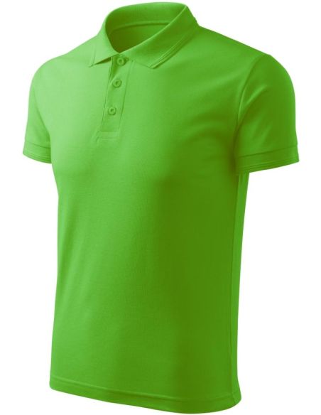 Polokošeľa pánska Pique Polo Free F03 green apple