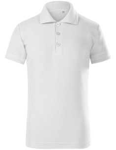 Polokošeľa detská Pique Polo Free F22 biela 2
