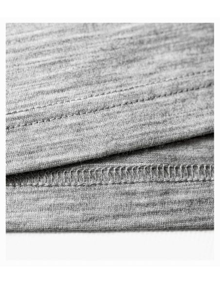 Tričko pánske Merino Rise LS 159 tmavosivý melír