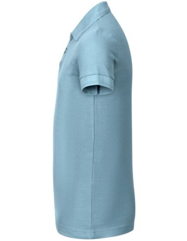 Polokošeľa detská Pique Polo Free F22 nebeská modrá