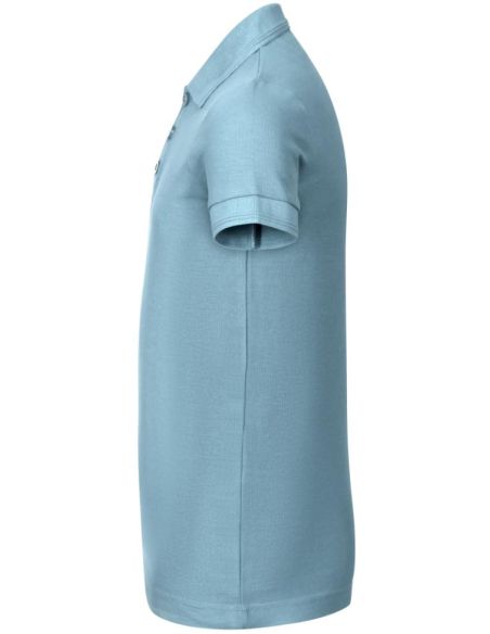 Polokošeľa detská Pique Polo Free F22 nebeská modrá