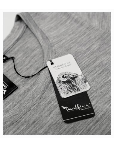 Tričko dámske Merino Rise LS 160 tmavosivý melír