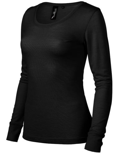 Tričko dámske Merino Rise LS 160 čierna