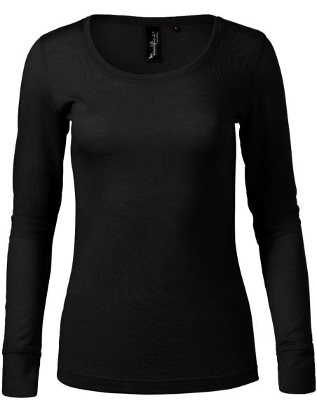 Tričko dámske Merino Rise LS 160 čierna