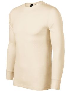 Tričko pánske Merino Rise LS 159 mandľová