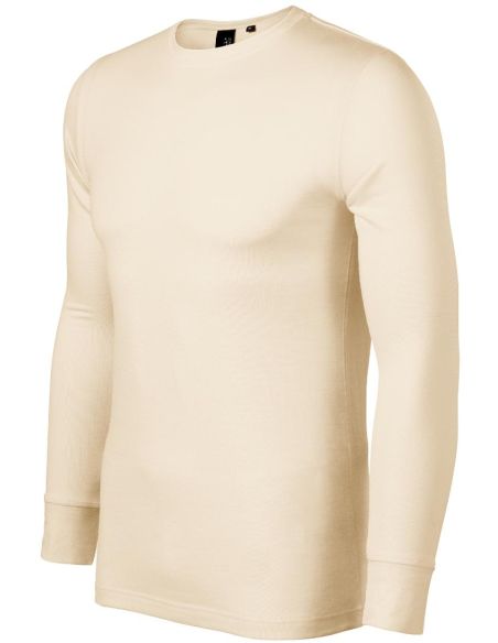 Tričko pánske Merino Rise LS 159 mandľová