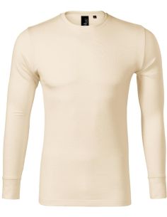 Tričko pánske Merino Rise LS 159 mandľová 2