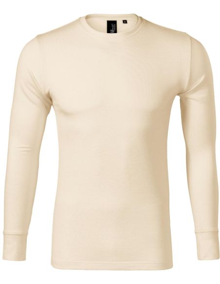 Tričko pánske Merino Rise LS 159 mandľová