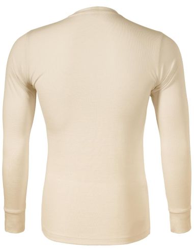 Tričko pánske Merino Rise LS 159 mandľová