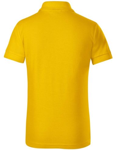 Polokošeľa detská Pique Polo Free F22 žltá