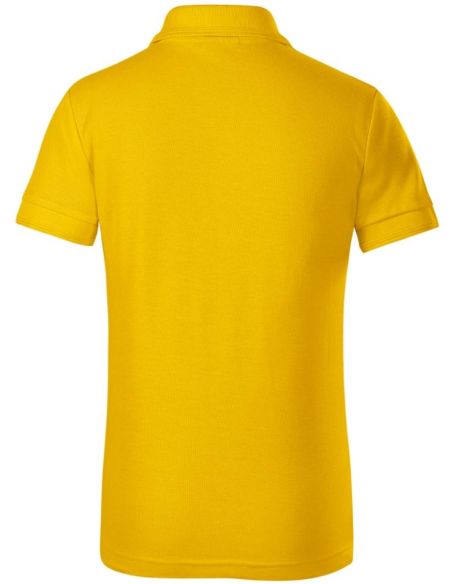 Polokošeľa detská Pique Polo Free F22 žltá