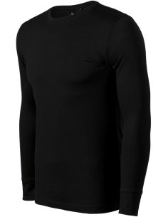 Tričko pánske Merino Rise LS 159 čierna