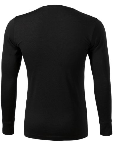Tričko pánske Merino Rise LS 159 čierna