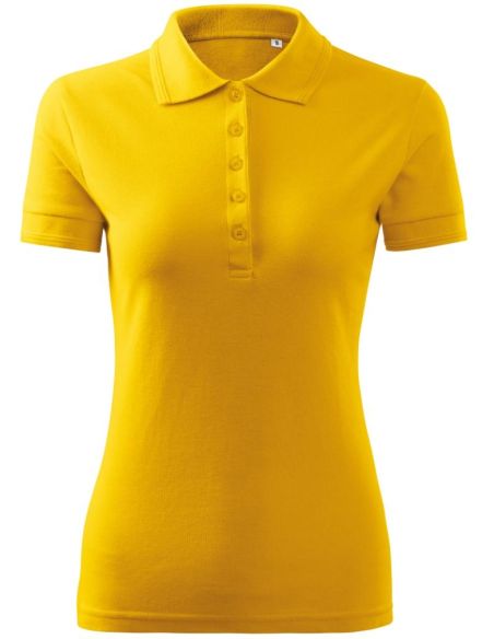 Polokošeľa dámska Pique Polo Free F10 žltá