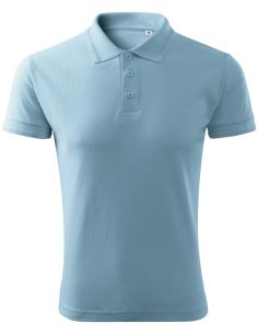 Polokošeľa pánska Pique Polo Free F03 nebeská modrá 2