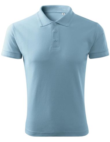 Polokošeľa pánska Pique Polo Free F03 nebeská modrá