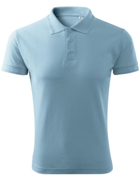 Polokošeľa pánska Pique Polo Free F03 nebeská modrá