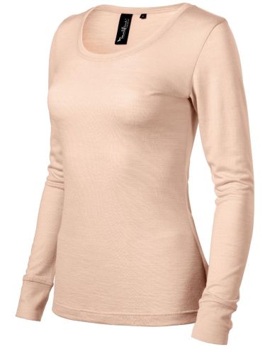 Tričko dámske Merino Rise LS 160 cameo