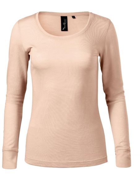 Tričko dámske Merino Rise LS 160 cameo