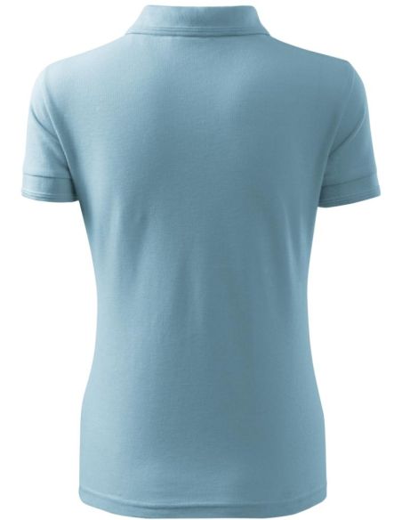 Polokošeľa dámska Pique Polo Free F10 nebeská modrá