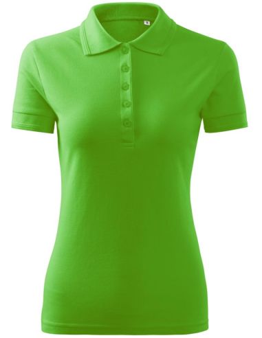 Polokošeľa dámska Pique Polo Free F10 green apple