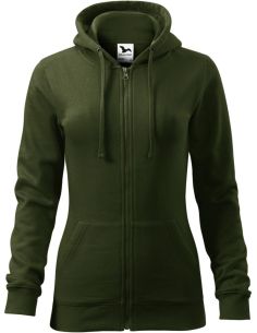 Mikina dámska Trendy Zipper 411 military 2